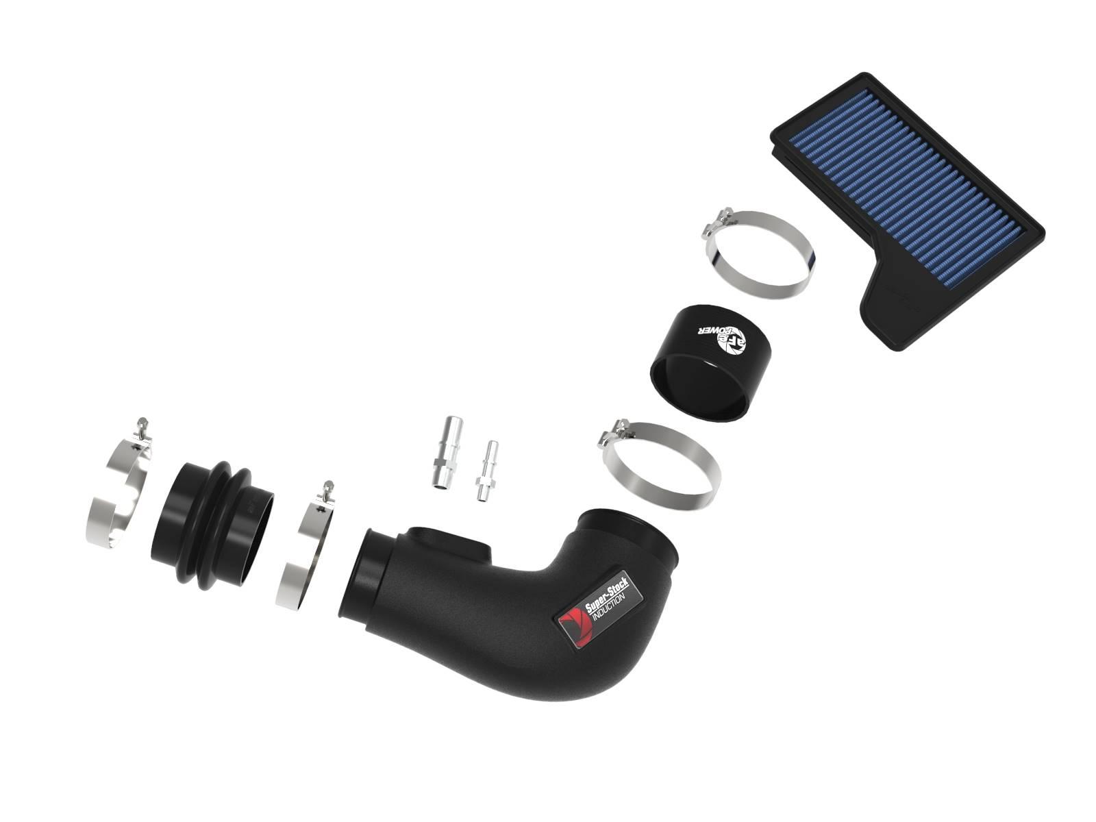 AFE Super Stock Induction System w/ Pro 5R Media (Ford Mustang 15-17 V6-3.7L) - 55-10007R