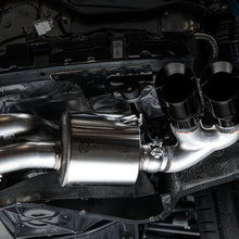 AWE Touring Edition Exhaust - Quad Diamond Black Tips (2020-2024 Corvette C8) - 3015-43159