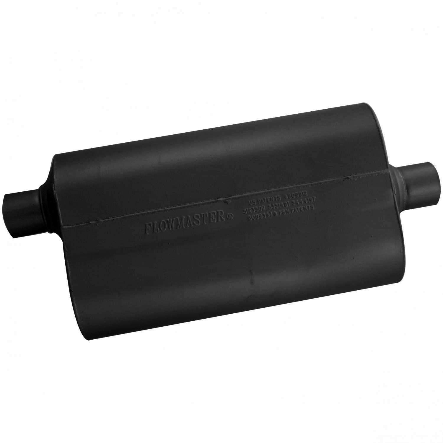 Flowmaster Super 50 Muffler - 2.25 Offset In / 2.25 Center Out - Mild Sound
