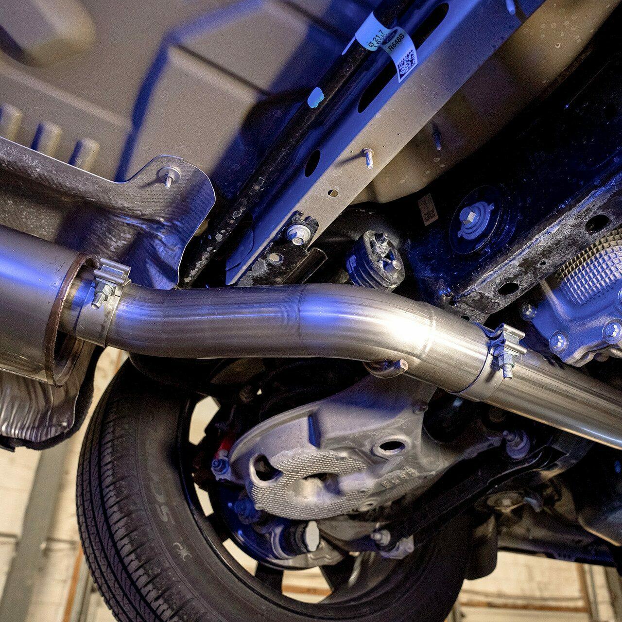 Stainless Works Catback - Black-Out Tips (2020-2025 Explorer ST) - FECBB