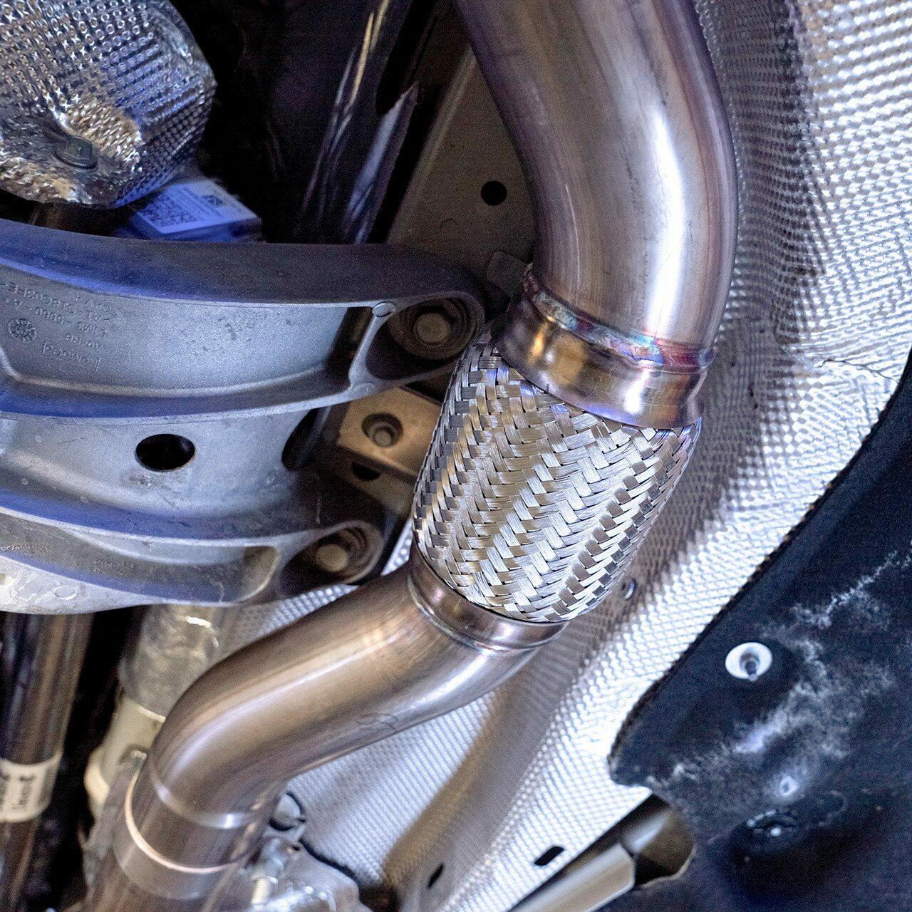 Stainless Works Catback - Black-Out Tips (2020-2025 Explorer ST) - FECBB