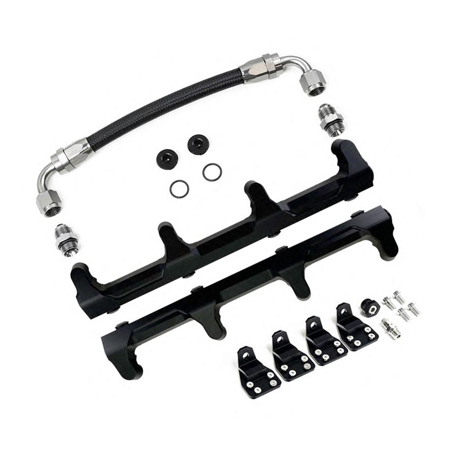 DeatschWerks Chevrolet LSA and LS9 Fuel Rail with Crossover for 2012-15 Camaro ZL1, 2008-13 CTS-V, 2009-13 Corvette ZR1 - 7-205
