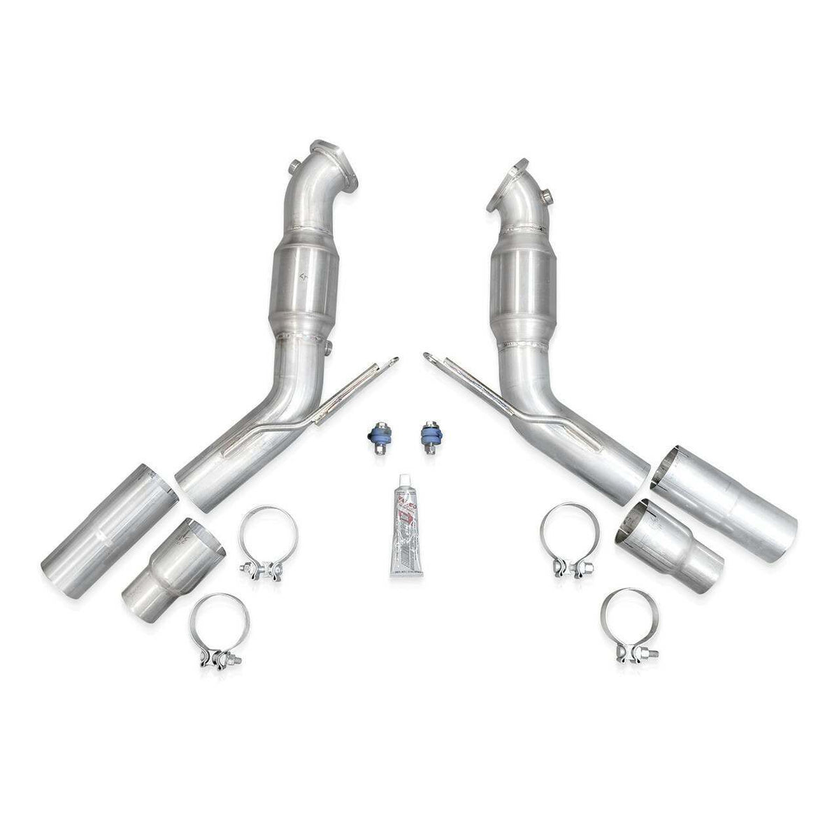 Stainless Works Downpipes - G Sport UHO Catalytic Converter (2020-2025 Ford Explorer 3.0L ST) - FEDPG