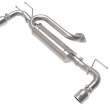 aFe Takeda 2.5" 304 Stainless Steel Axle-Back Exhaust System - Polished Tip (2019-2022 Mazda 3 2.5L) - 49-37023-P