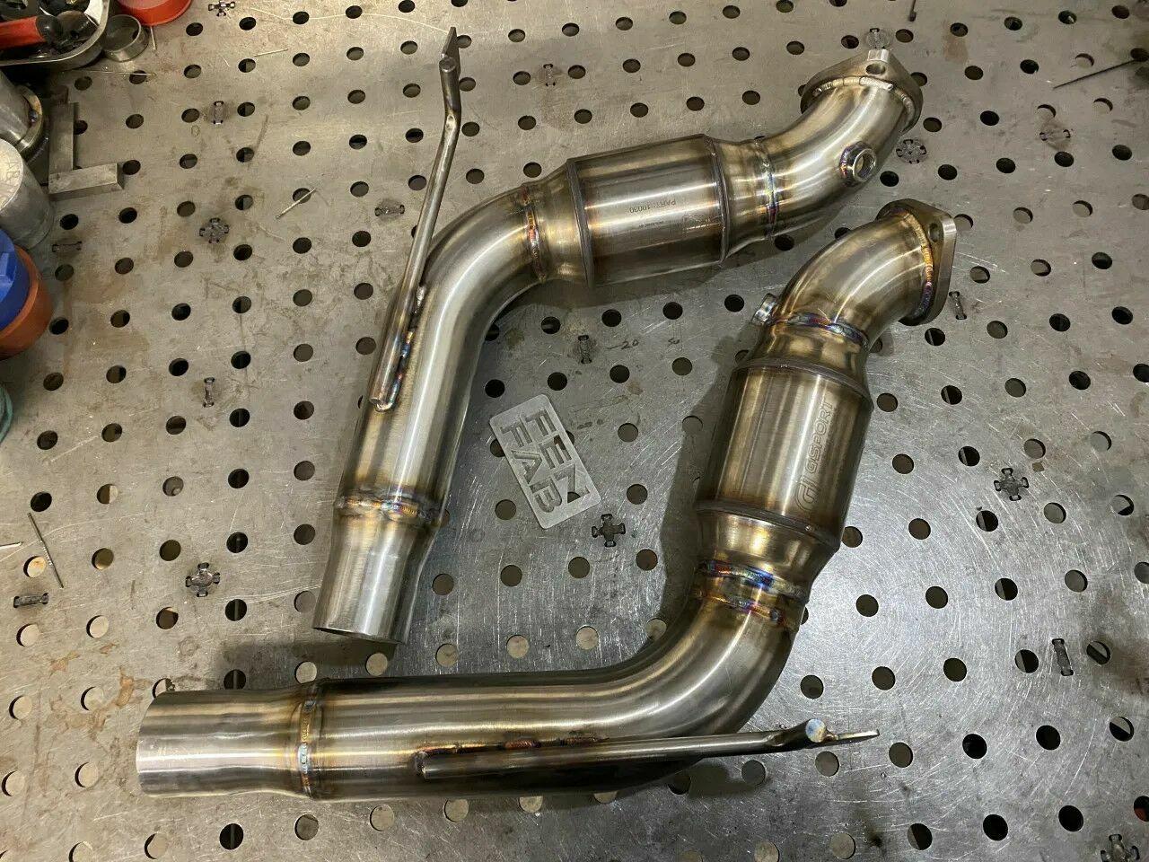 FENFABrication Performance Catted Downpipes (2025+ Explorer ST) - FEN.CATDP-25