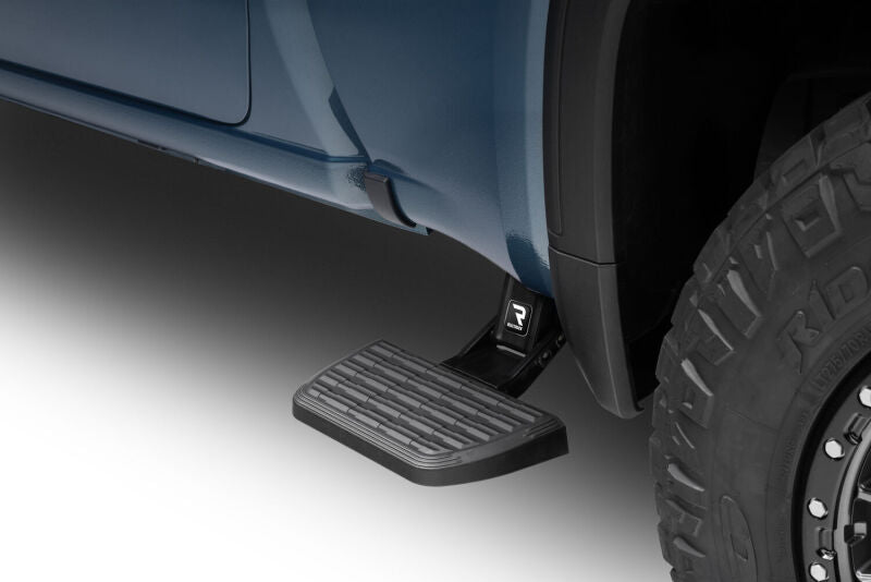 AMP Research Bedstep 2 Flp Dwn Side Bmpr Stp 19-21 Chev/GMC Silv/Sra 1500, Short Bed (2019-2021 Sierra 1500, Silverado 1500) - 75415-01A