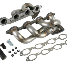 AFE Twisted Steel 1-3/4 IN 304 Stainless Steel Short Tube Header (GM Silverado/Sierra 1500 19-24 V8-5.3L/6.2L) - 48-34134