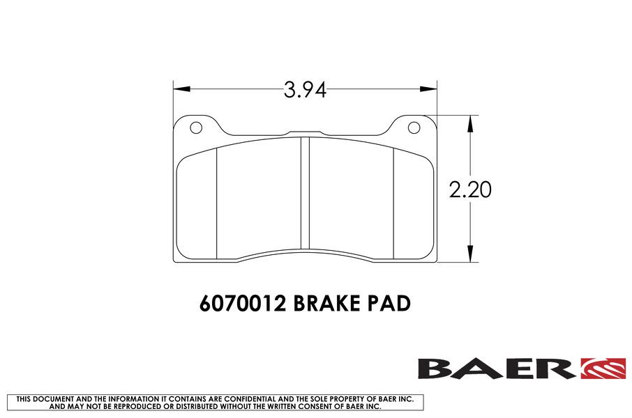 Baer Deep Stage SS4+ Brake System Front (2015-2023 Mustang) - 4261428C