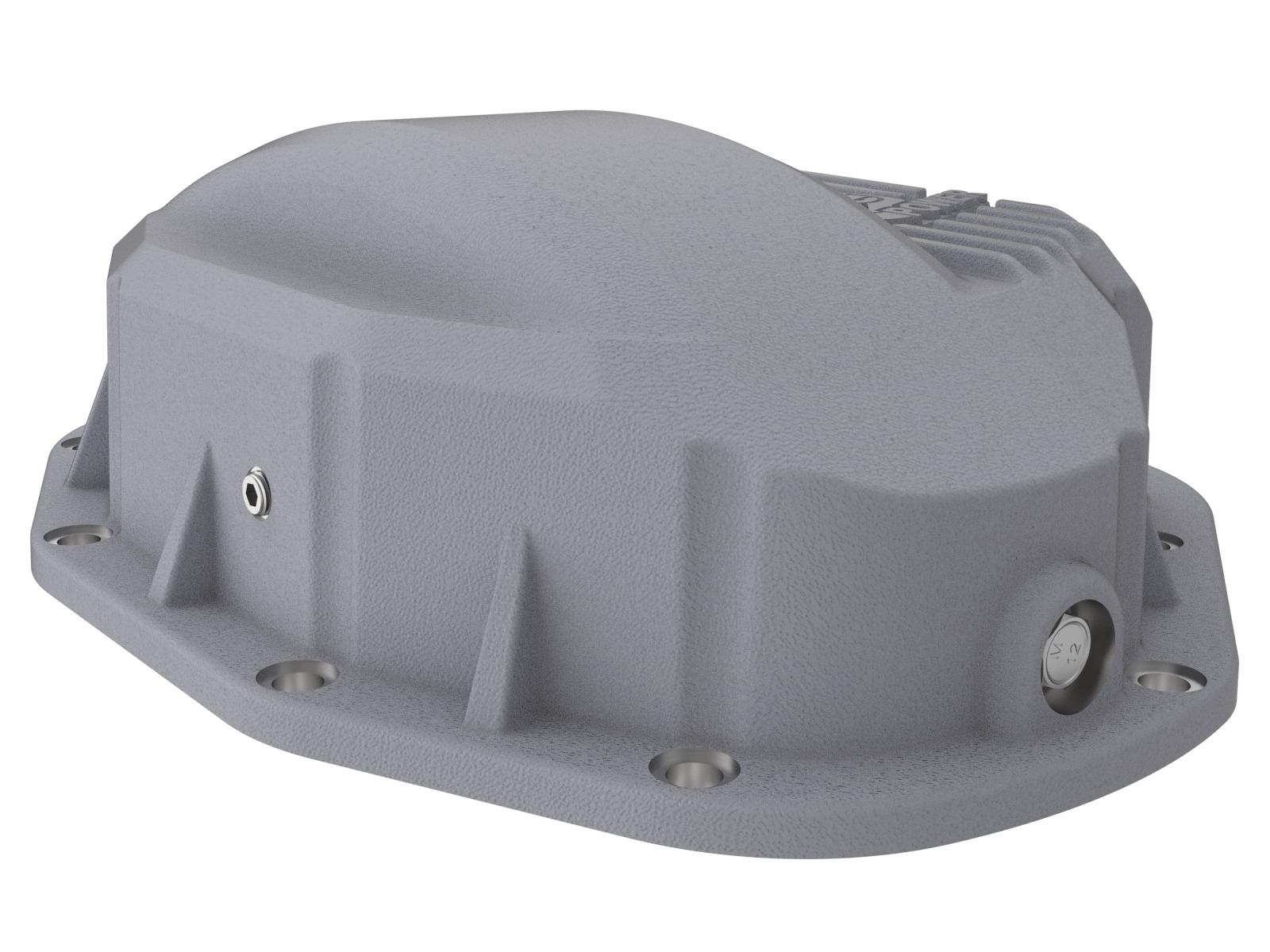 AFE Street Series Rear Differential Cover Raw w/ Machined Fins (1994-2007 Ram 3500, F-350 Super Duty, F-350 Super Duty, F-450 Super Duty, F-450 Super Duty) - 46-70030