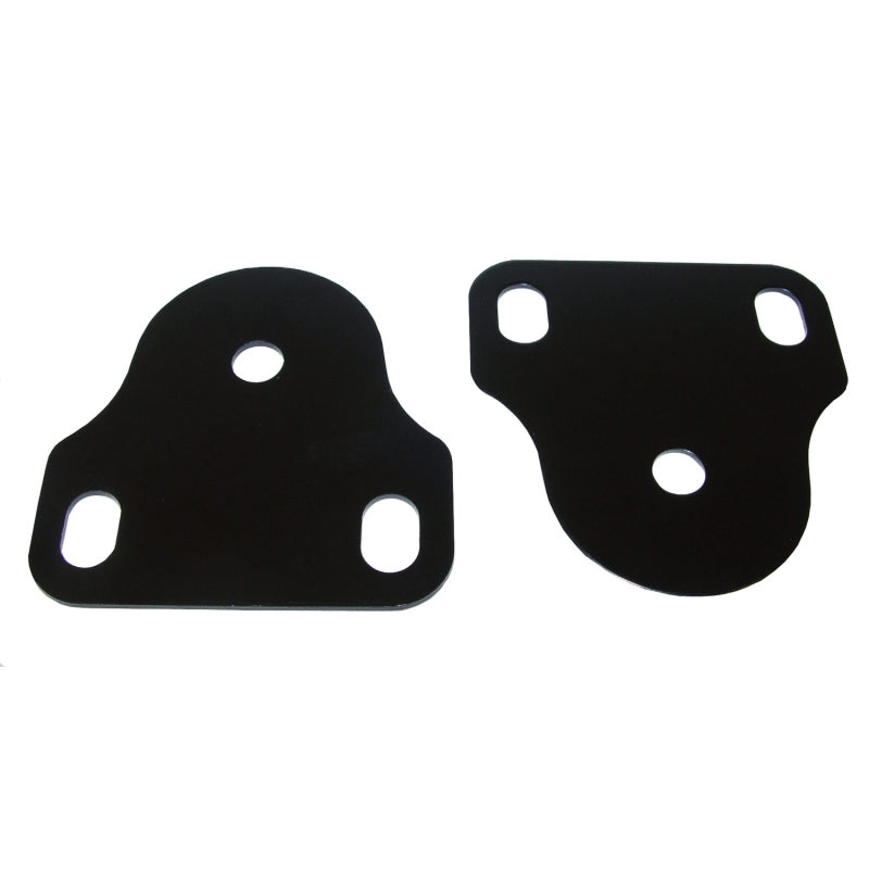 Rugged Ridge Windshield Bracket Kit Black; 76-95 Jeep Cj/Wrangler Yj - 11208.01