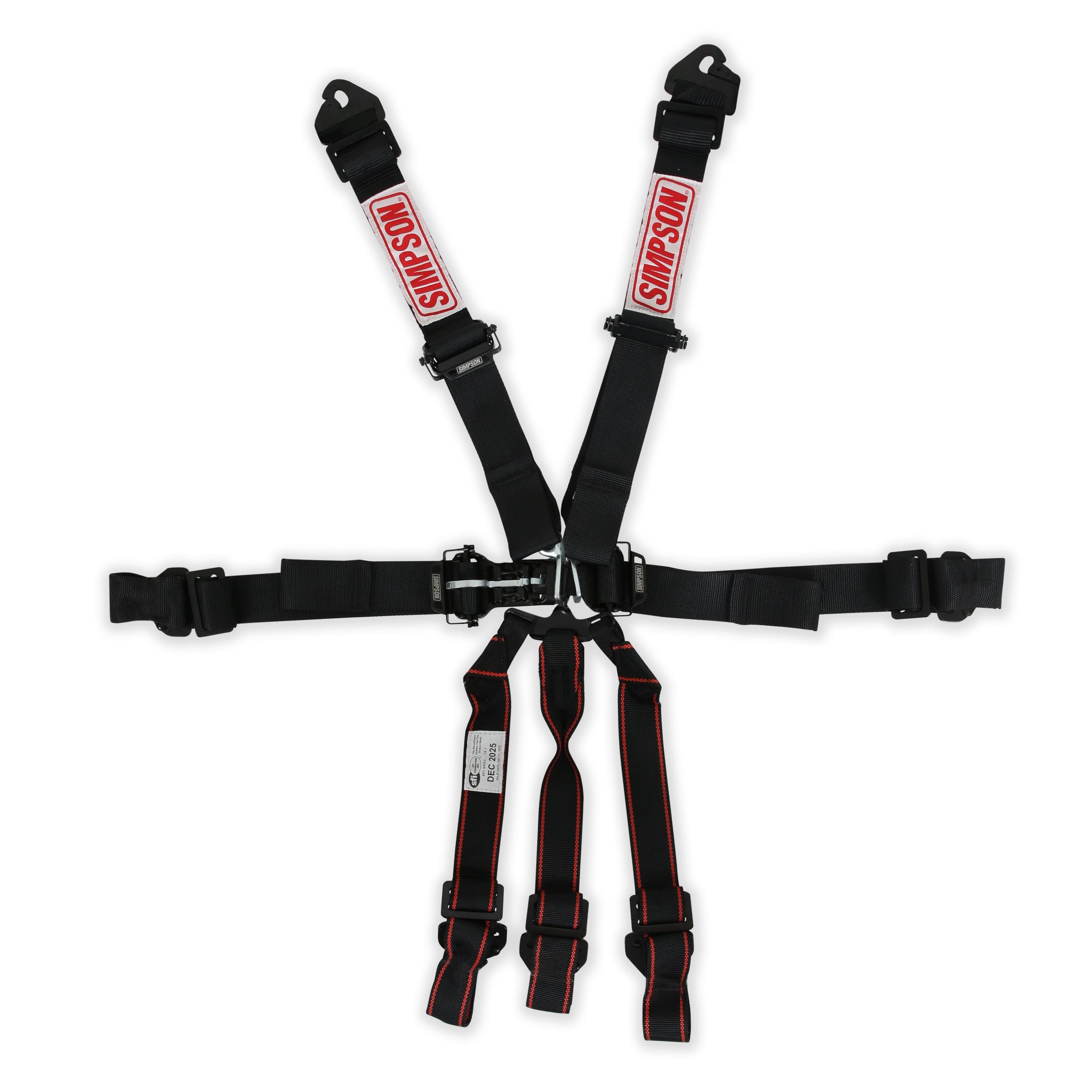 Simpson Racing Latch & Link Harness 2" Double Pull down SFI 16.1 - 12LD7WC