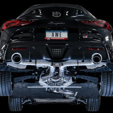 AWE Tuning 2020 Toyota Supra A90 Track Edition Exhaust - 5in Chrome Silver Tips - 3015-32116