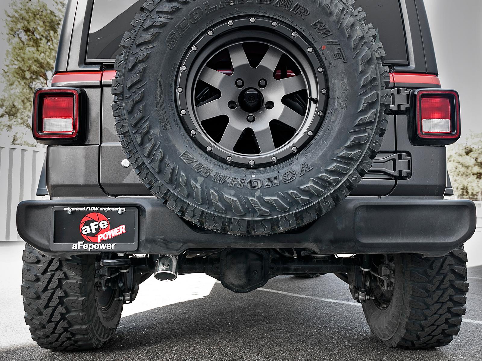 AFE Cat-Back Exhaust System (2018-2020 Jeep Wrangler V6-3.6L) - 49-48065-1P