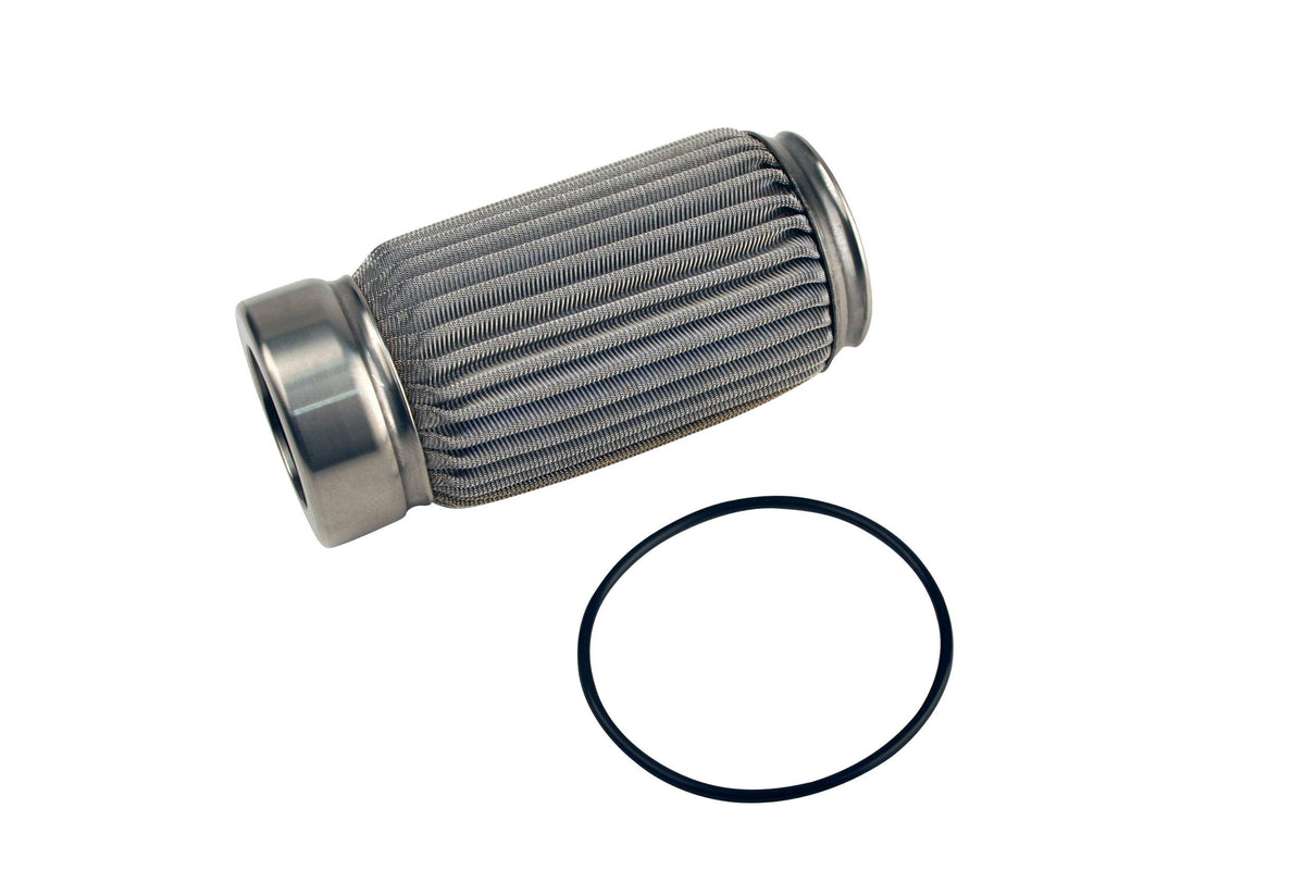 Aeromotive 100-Micron Stainless Mesh Crimp Construction Replacement Element - 12614