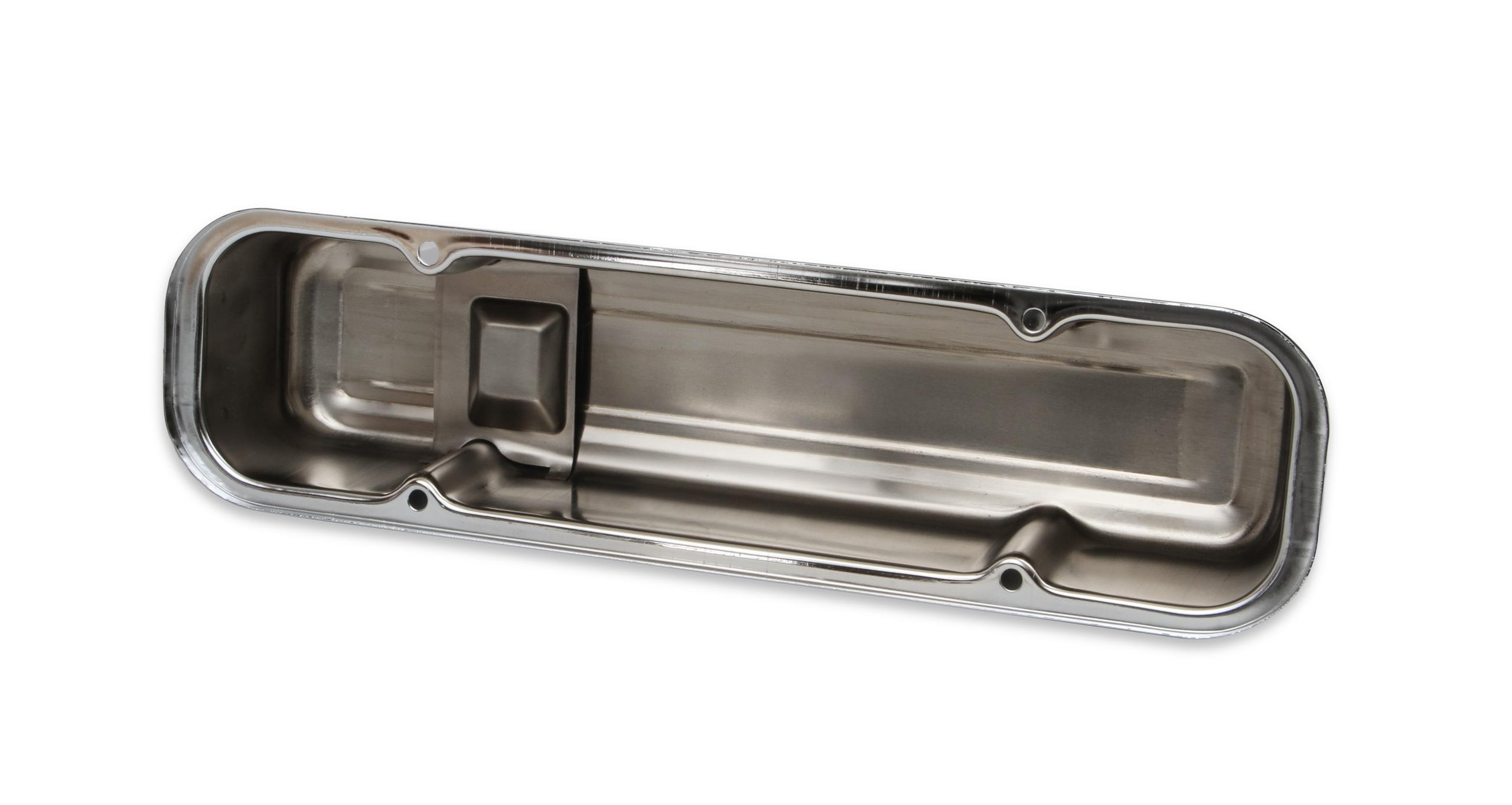 Mr. Gasket Chrome Tall-Style Valve Covers.  - 9805