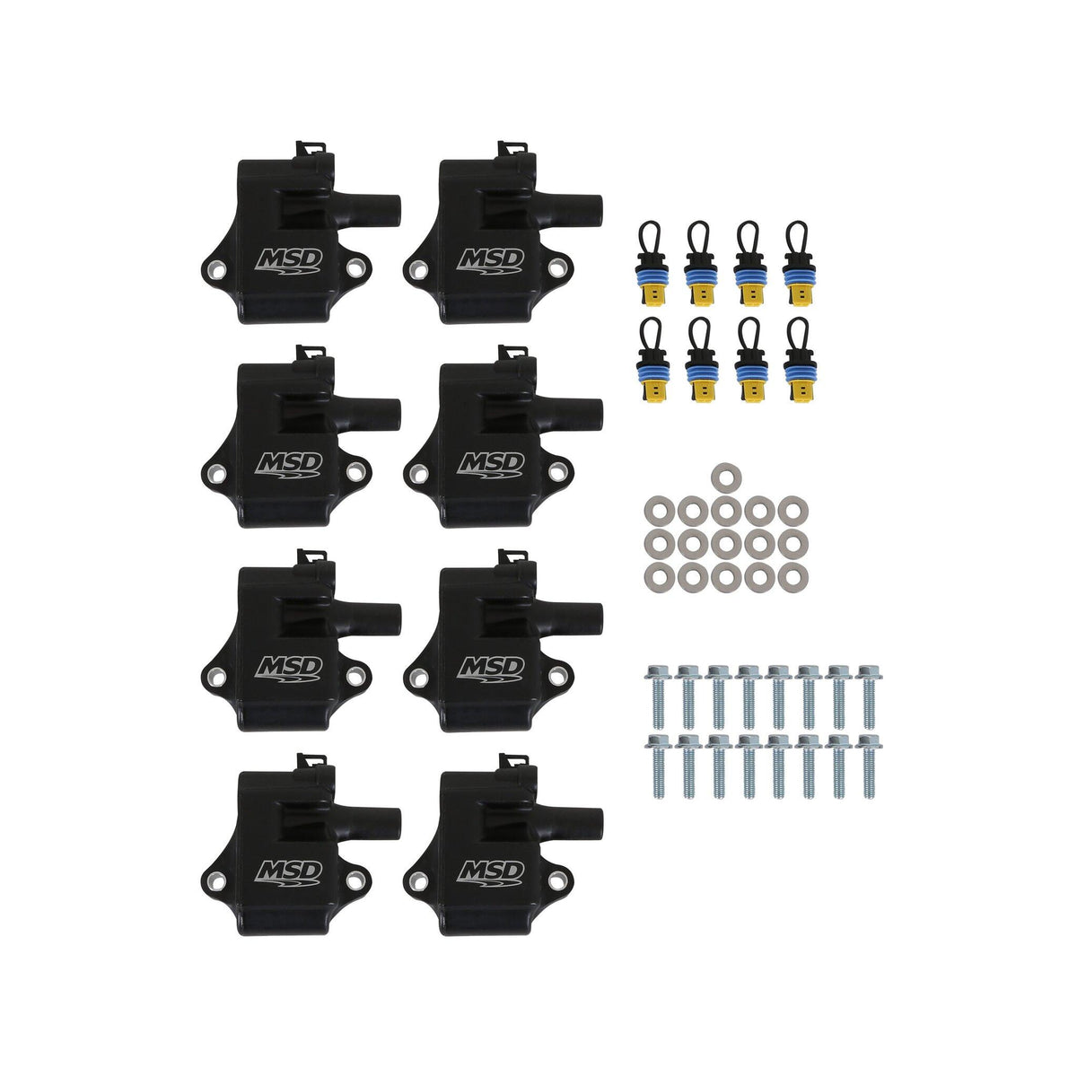 Msd 828583 Coils,Black,Gm Ls Series (Ls-1/6), 8-Pk