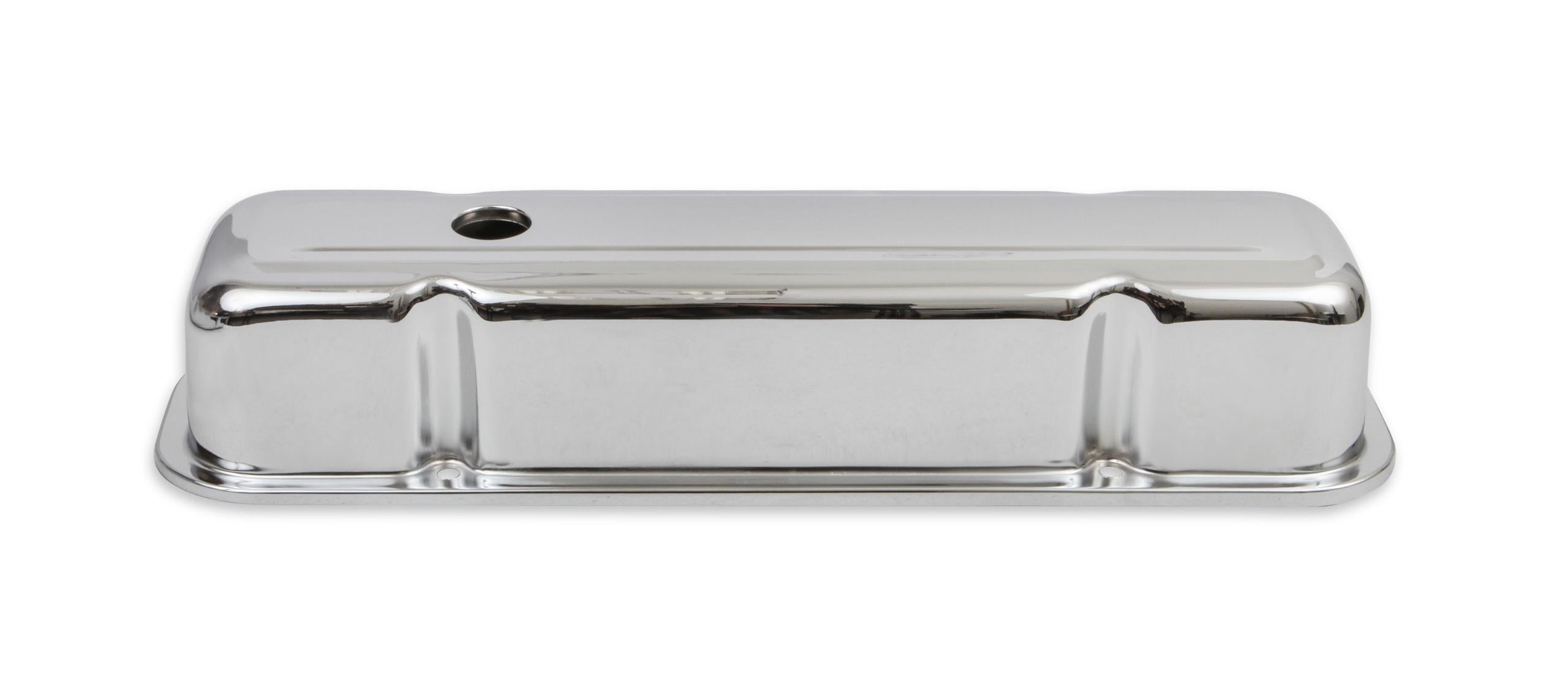 Mr. Gasket Chrome Tall-Style Valve Covers.  - 9805