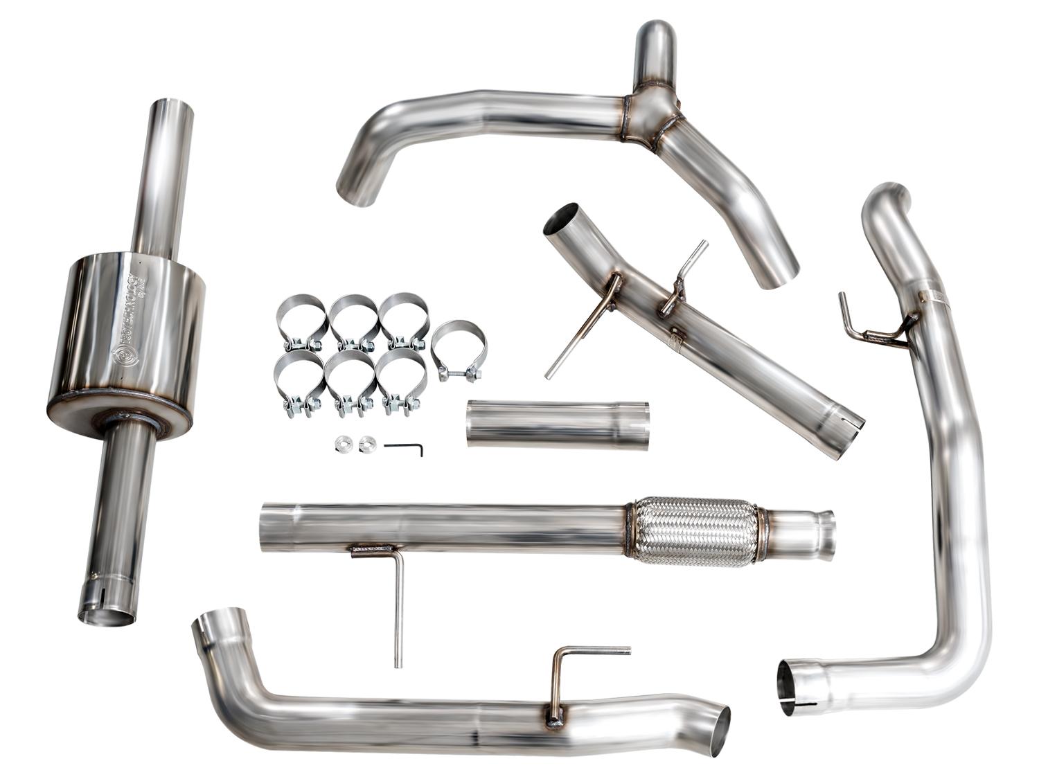 AWE 0FG Catback Split Rear Exit Exhaust for 4th Gen Silverado/Sierra 1500 5.3L - 3015-31200