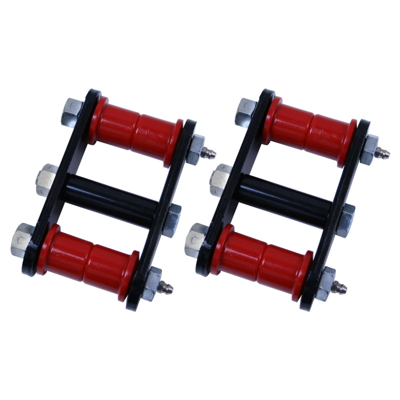 Rugged Ridge Suspension Leaf Spring Shackle Kit Front Hd Greaseable; 76-86 Cj - 18265.08