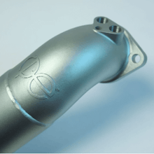 CP-E QKspl Cast Bellmouth Downpipes - High Flow Metallic Cat (2022-2025 Ford Bronco Raptor) - FDDP00035T
