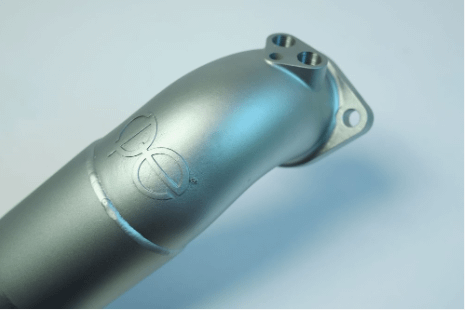 CP-E QKspl Cast Bellmouth Downpipes - High Flow Metallic Cat (2022-2025 Ford Bronco Raptor) - FDDP00035T