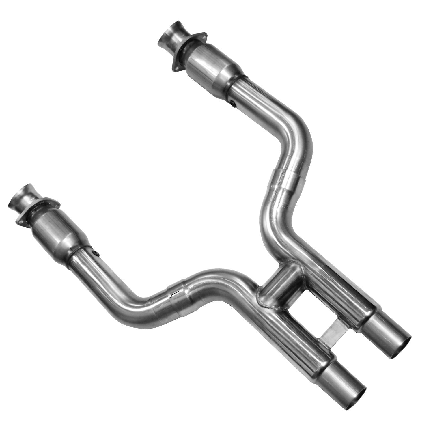 Kooks 3" x 2-3/4"(OEM) SS GREEN Catted H-Pipe. 2011-2014 Shelby GT500. - 11423600