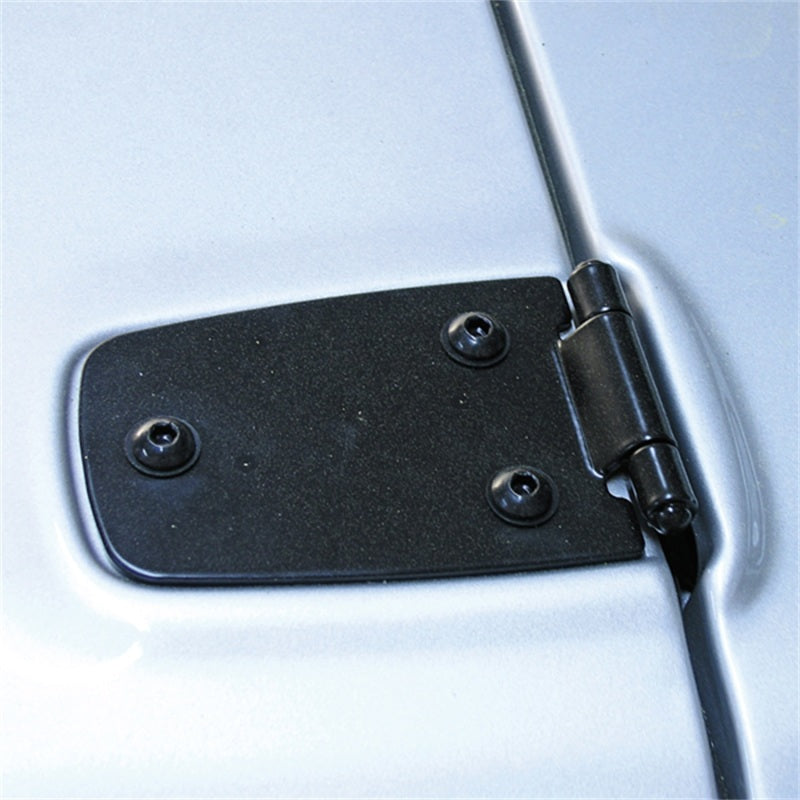 Rugged Ridge Hood Hinge Black; 97-06 Jeep Wrangler Tj - 11205.02