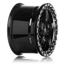 Forgestar 17x10 D5 Beadlock 5x114.3 ET50 BS7.5 Gloss BLK MACH 78.1 - F00170067P50