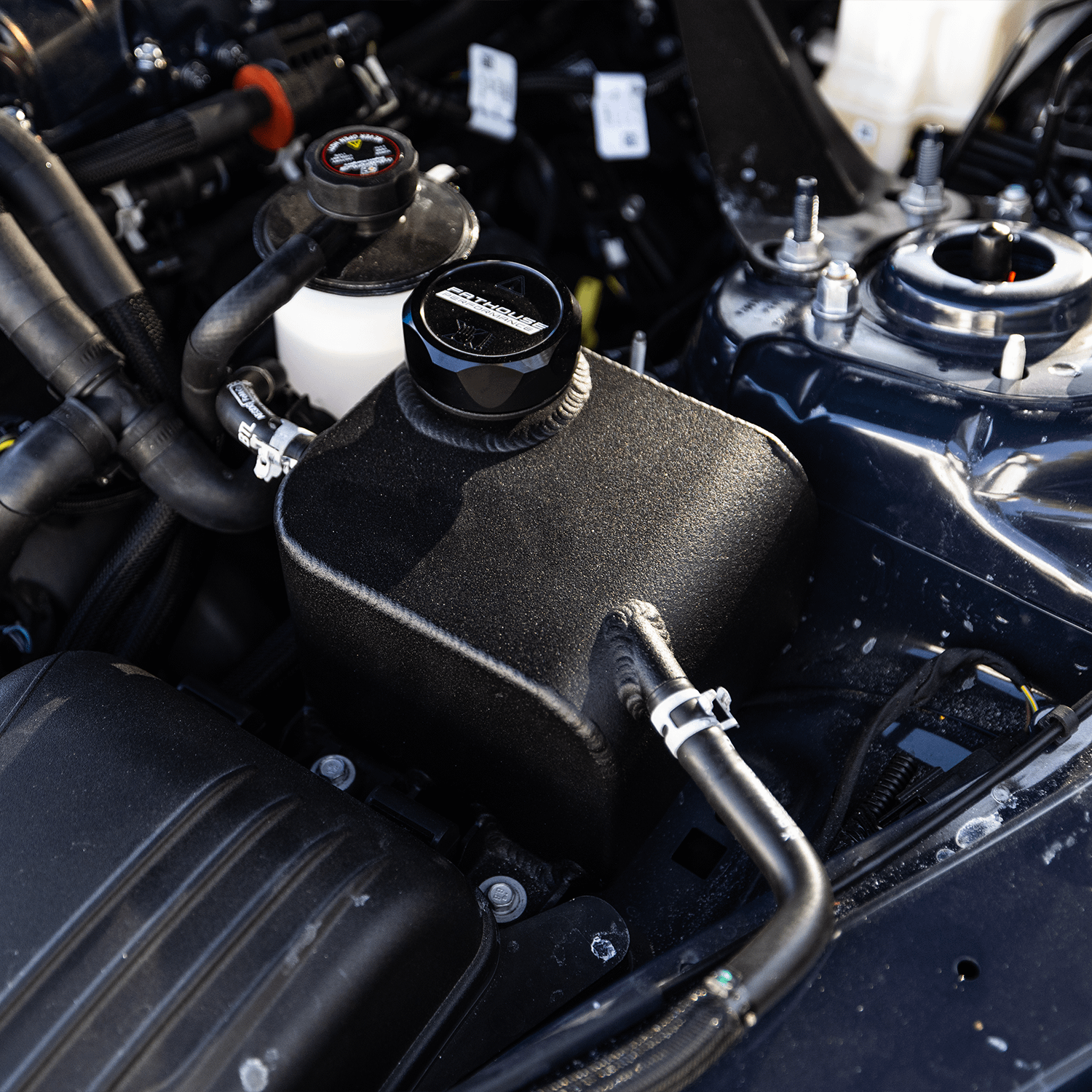 Fathouse Fabrications S650 Coolant Tank (2024-2026 Mustang)