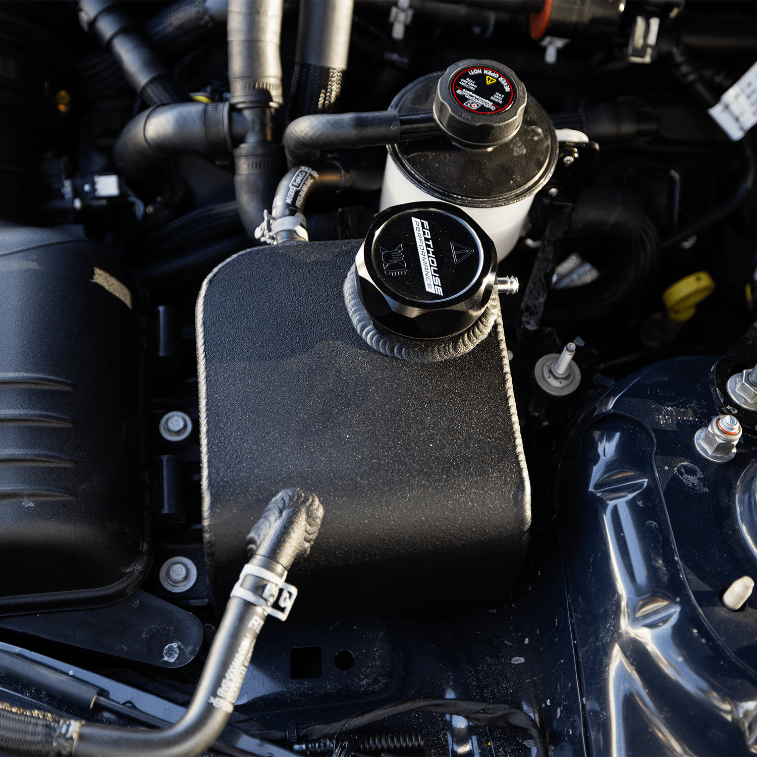 Fathouse Fabrications S650 Coolant Tank (2024-2026 Mustang)