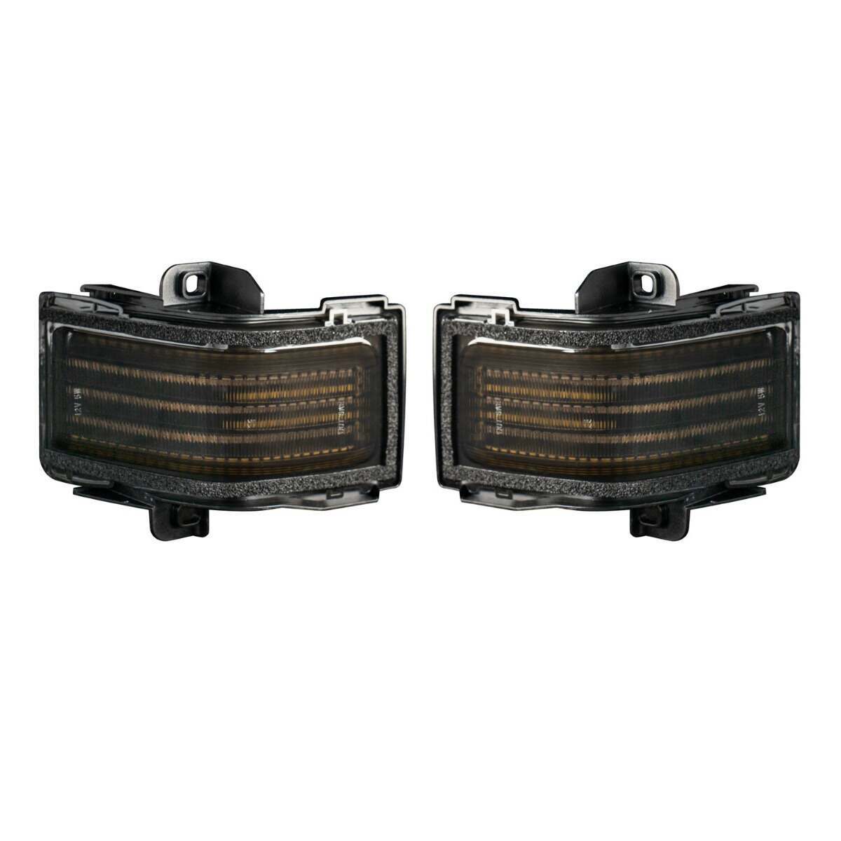 Form Lighting LED Mirror Lights (pair), Smoked (2017-2022 Super Duty) - FL0036