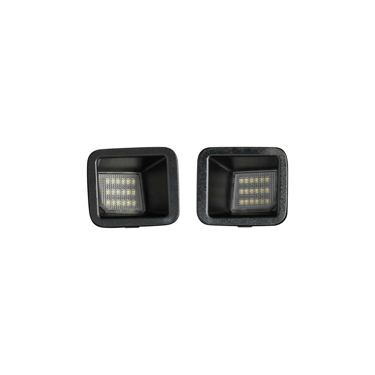 Form Lighting 2017-2024 Ford Super Duty LED License Plate Lights (pair), Clear - FL0047