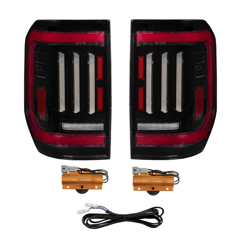 Form Lighting 2022-2025 Ford Maverick LED Tail Lights Red (pair) - FL0097