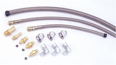 Flaming River Stainless Braided Hose Kit - Remote Reservoir - FR1610