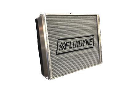 Fluidyne OEM Cobra, 5-Row, 1-pass Radiator - Street Performance Factory-Fit' Radiators & Heat Exchangers T-5 Core - FHP35-SHELBY
