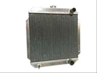 Fluidyne 64-66 Mustang 5-row Downflow Radiator - Auto - Street Performance Factory-Fit' Radiators & Heat Exchangers T-3 And T-5 Cores - FHP35A-64MU