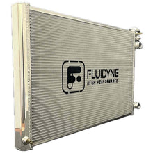 Fluidyne 1973-1987 GM C10 Truck, LS Swap Radiator, dual pass, 3 row, 33''x 21'' - RGM.3R3321.LS