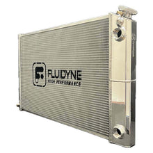 Fluidyne 1973-1987 GM C10 Truck, LS Swap Radiator, dual pass, 3 row, 33''x 21'' - RGM.3R3321.LS