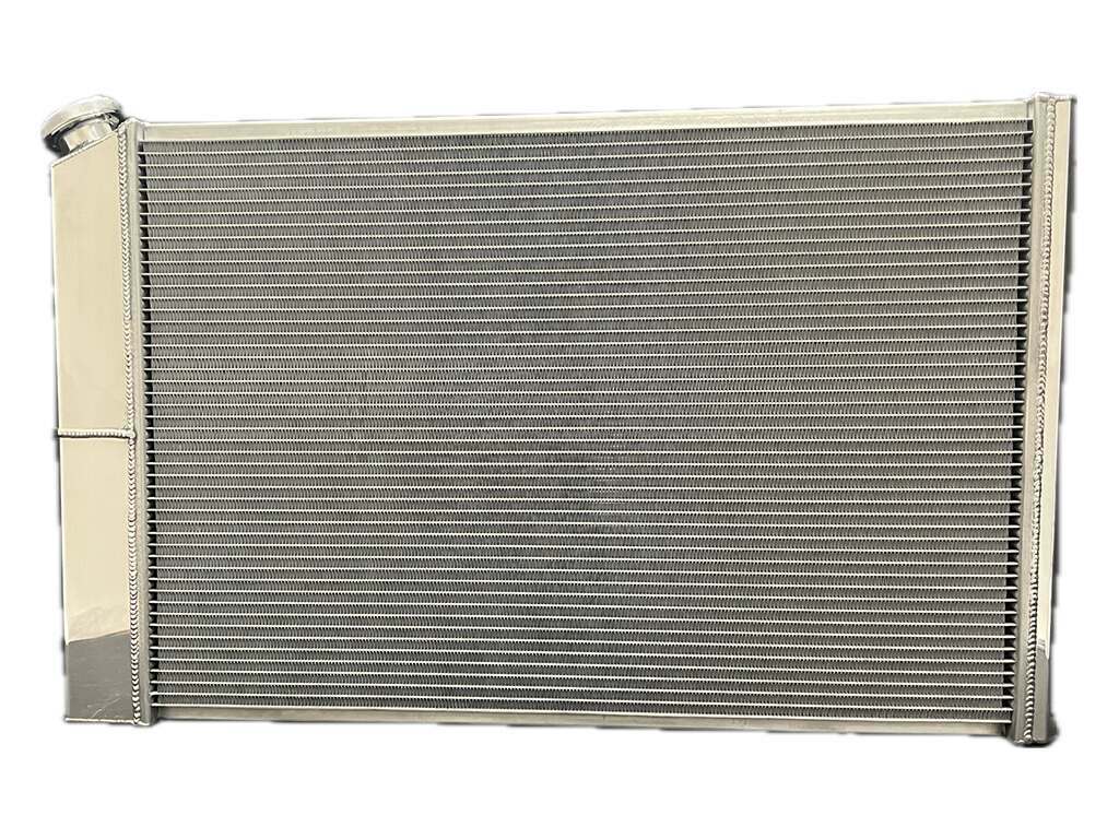 Fluidyne 1973-1987 GM C10 Truck, LS Swap Radiator, dual pass, 3 row, 33''x 21'' - RGM.3R3321.LS