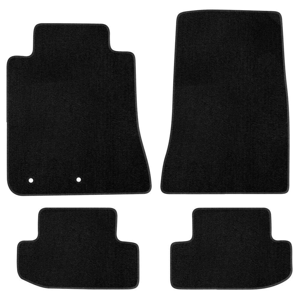 Lloyd Mats 2015 Mustang Heavy Plush Plain Floor Mat Set (Black)