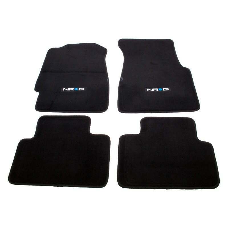 NRG Floor Mats - 92-95 Honda Civic 2DR w/ "NRG" Logo (4 pieces) - FMR-120NRG