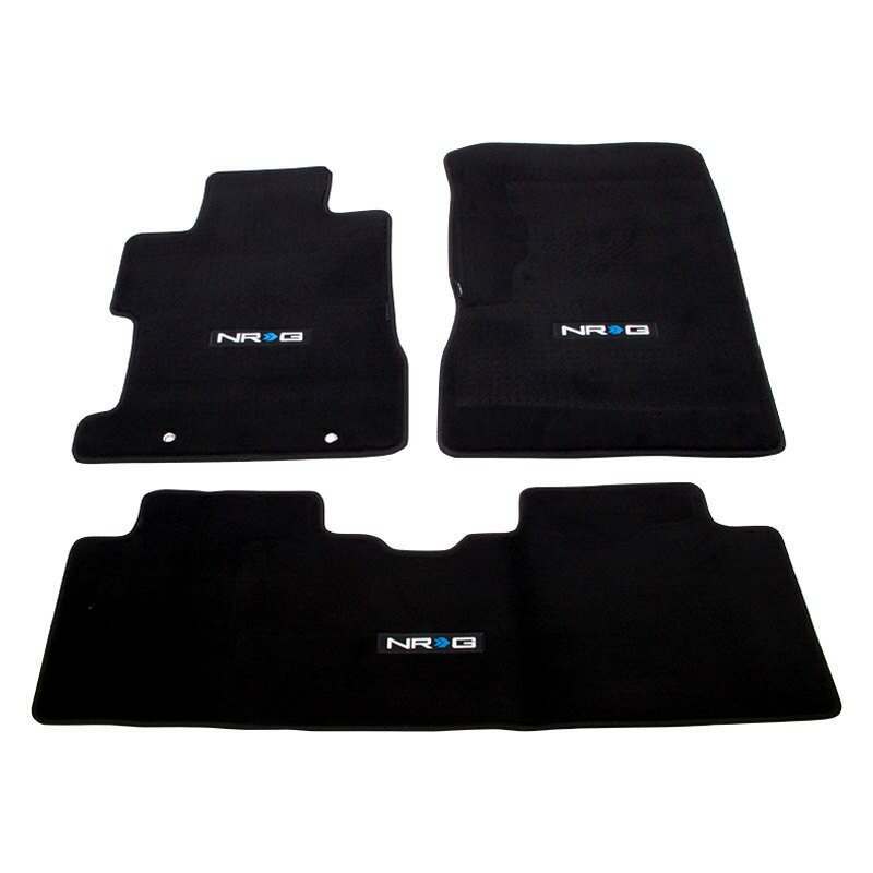 NRG Floor Mats - 06-11 Honda Civic Si 4DR Sedan w/ "NRG" Logo (3 pieces) - FMR-152