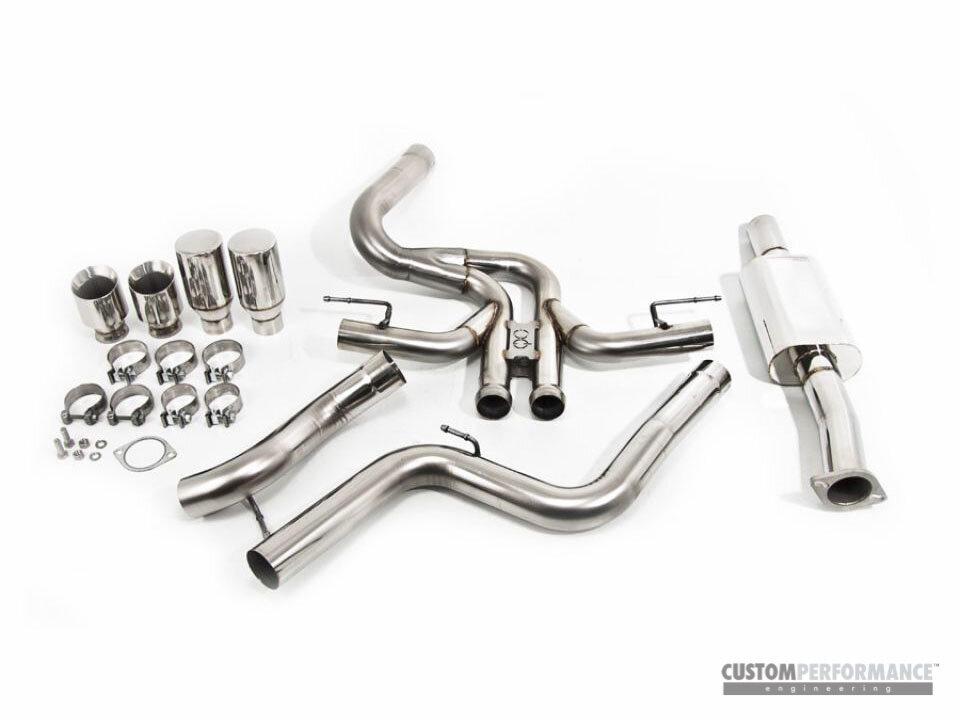 CP-e 2013 Focus ST Austenite 3" Dual Cat Back Exhaust (Polished Tips)