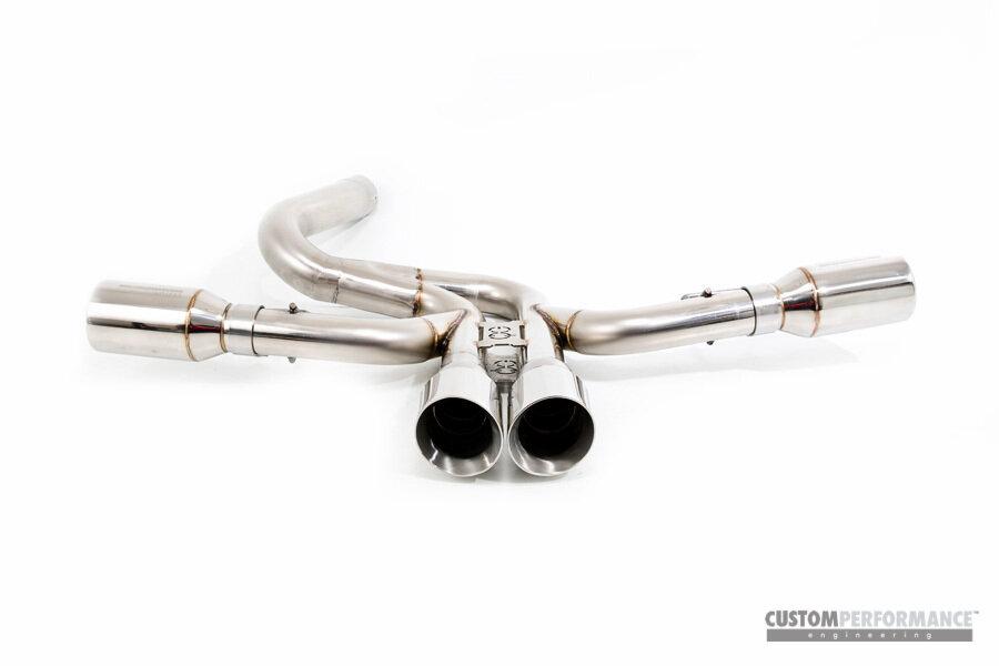 CP-e 2013 Focus ST Austenite 3" Dual Cat Back Exhaust (Polished Tips)