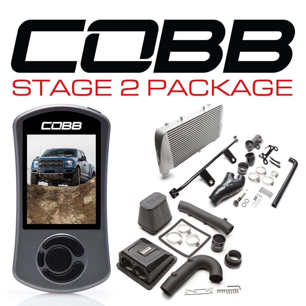 Cobb FOR0050020SL 2017+ Ford F-150 Raptor 3.5L Ecoboost Stage 2 Power Package Silver