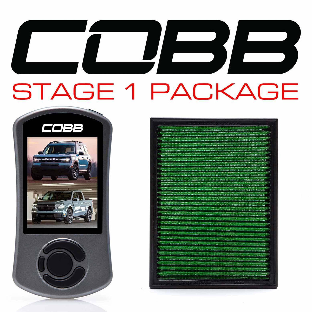 Cobb Stage 1 Power Package (2021-2025 Bronco Sport / Ford Maverick) -  FOR0090010
