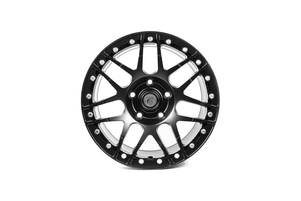 Forgestar F14 17x11" Single Beadlock Drag Wheel Matte Black (C6 Corvette Z06)