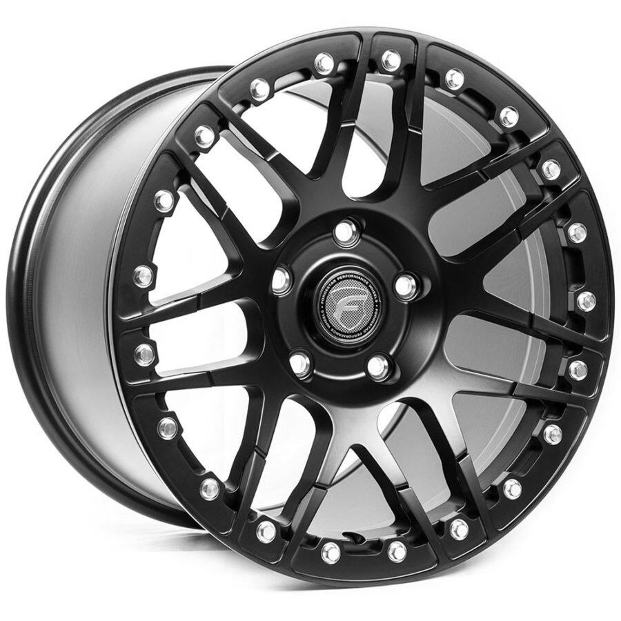 Forgestar F14 17x11" Single Beadlock Drag Wheel Matte Black (C6 Corvette Z06)