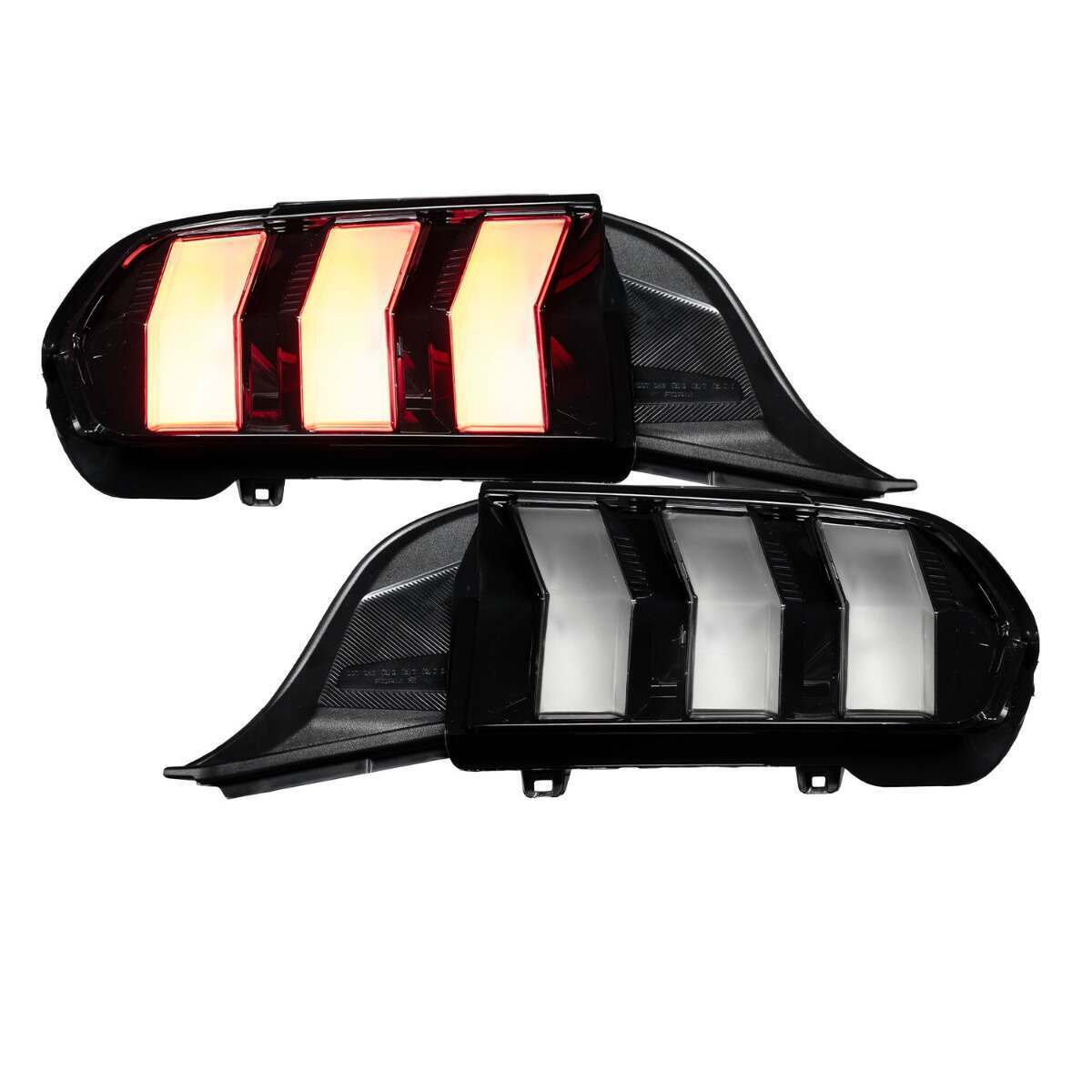 Form Lighting LED Tail Lights Smoked (pair) (Pre-February 2024 Ford Mustang) - FL0088-A