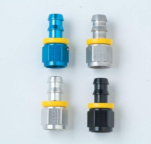 Fragola -8an Straight Push-Lite Race Hose End - Clear
